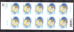 Эстония, 2011, Присоединение к зоне ЕВРО, буклет 10 марок